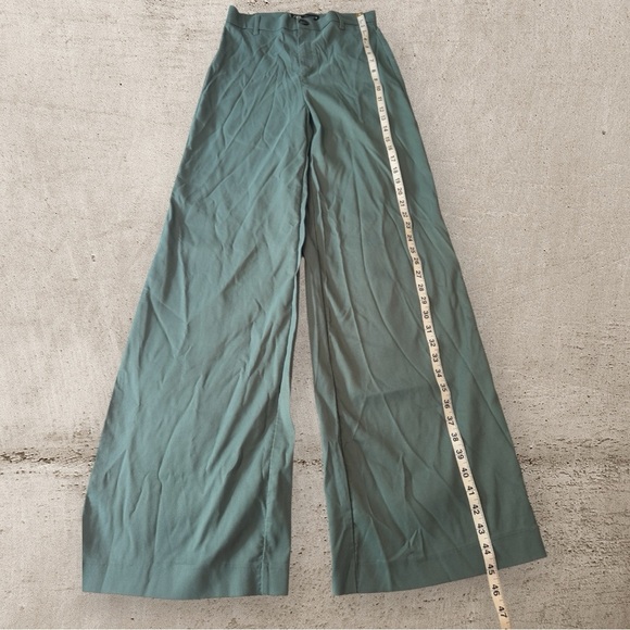 Zara Green Wide Leg Pants - Picture 12 of 12